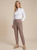 Frank Walder W62Hose 021/089 Beige/bro print