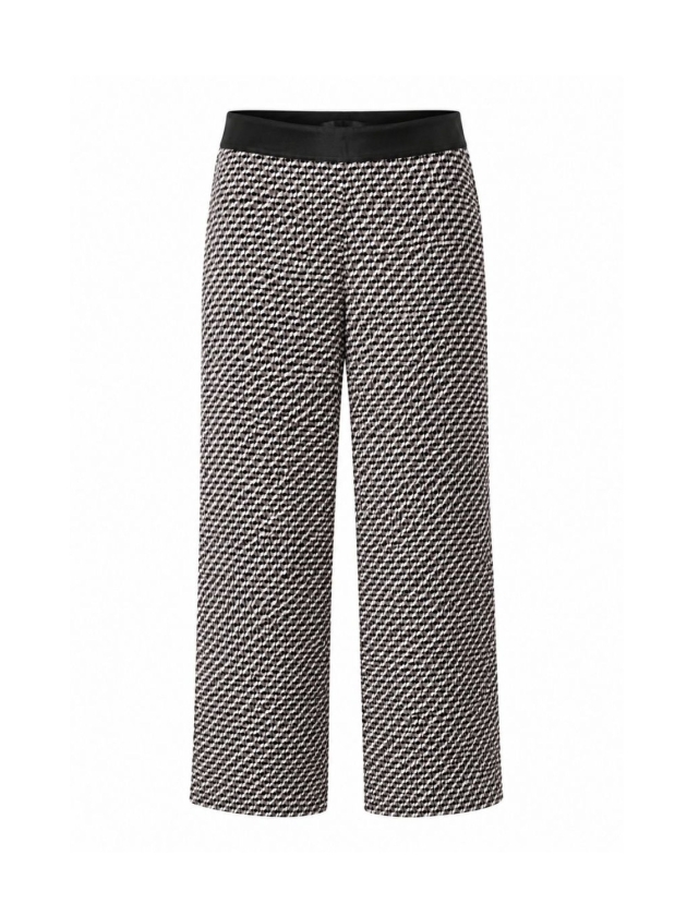 Frank Walder W62Hose 551/089 Beige/bro print