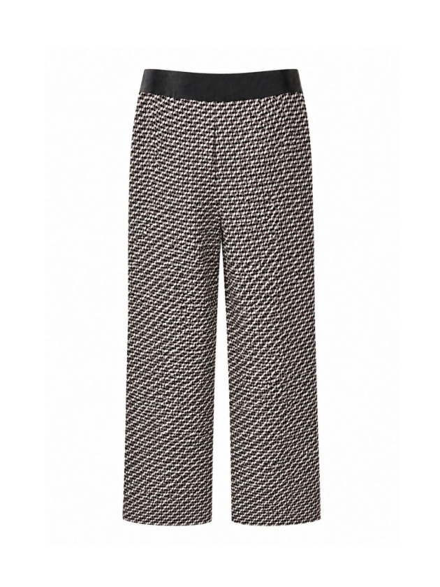 Frank Walder W62Hose 551/089 Beige/bro print