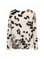 Frank Walder W62Top/TShirt 619/089 Beige/bro print