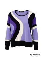 Frank Walder W62Strick 047/046 Lila print