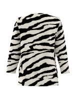 Frank Walder NOSBlusenshirts 505/099 Black print