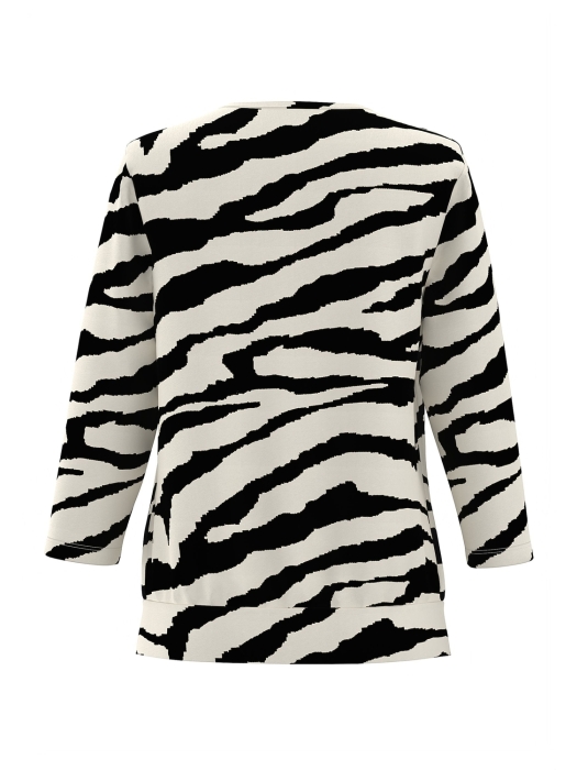 Frank Walder NOSBlusenshirts 505/099 Black print
