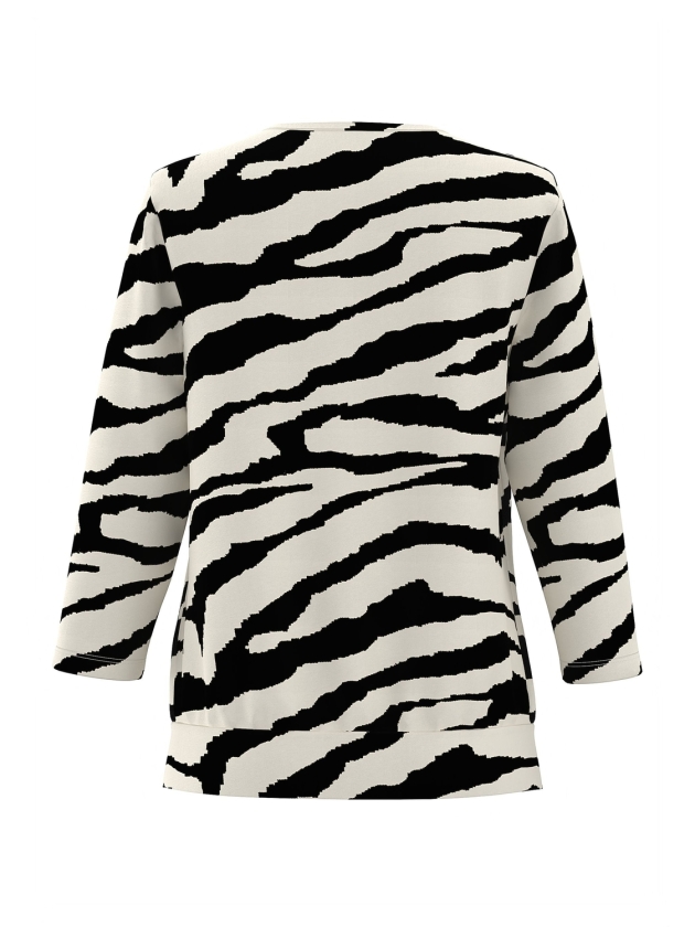 Frank Walder NOSBlusenshirts 505/099 Black print