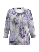 Frank Walder NOSBlusenshirts 655/046 Lila print