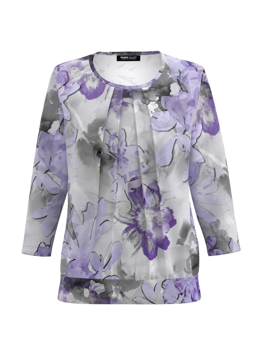 Frank Walder NOSBlusenshirts 655/046 Lila print