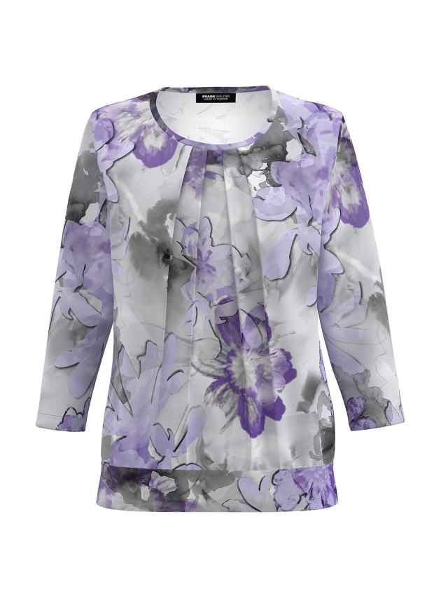 Frank Walder NOSBlusenshirts 655/046 Lila print