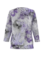Frank Walder NOSBlusenshirts 655/046 Lila print