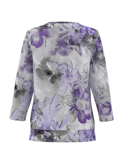 Frank Walder NOSBlusenshirts 655/046 Lila print
