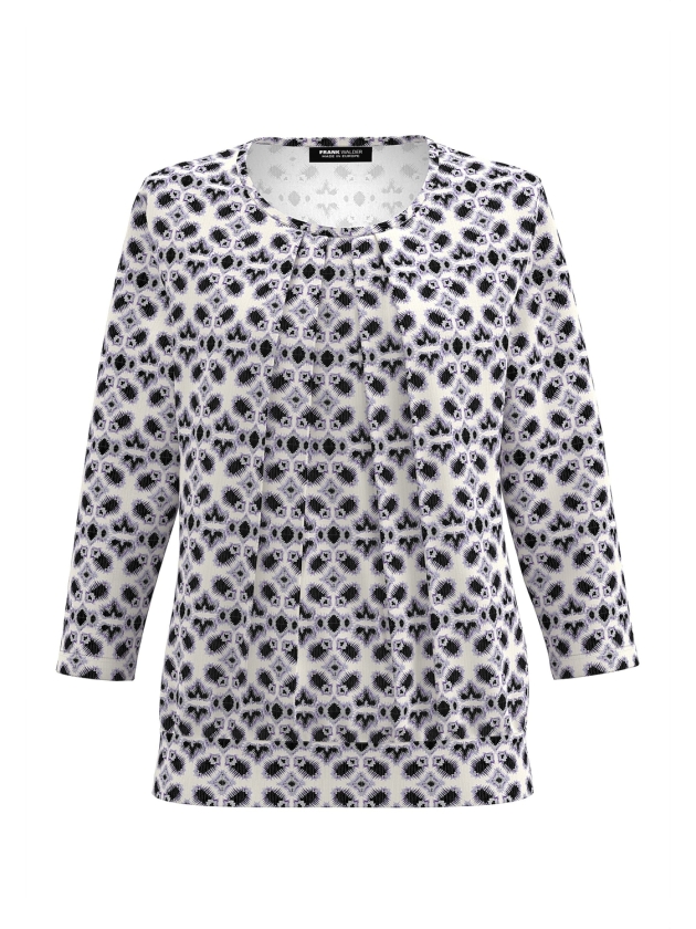 Frank Walder NOSBlusenshirts 577/046 Lila print