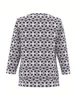 Frank Walder NOSBlusenshirts 577/046 Lila print