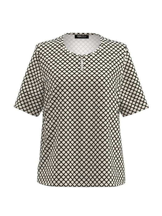 Frank Walder NOSBlusenshirts 594/087 Beige/brown print