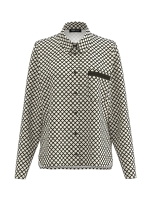 Frank Walder NOSBluse 594/087 Beige/brown print