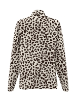 Frank Walder NOSBluse 580/089 Beige bro print
