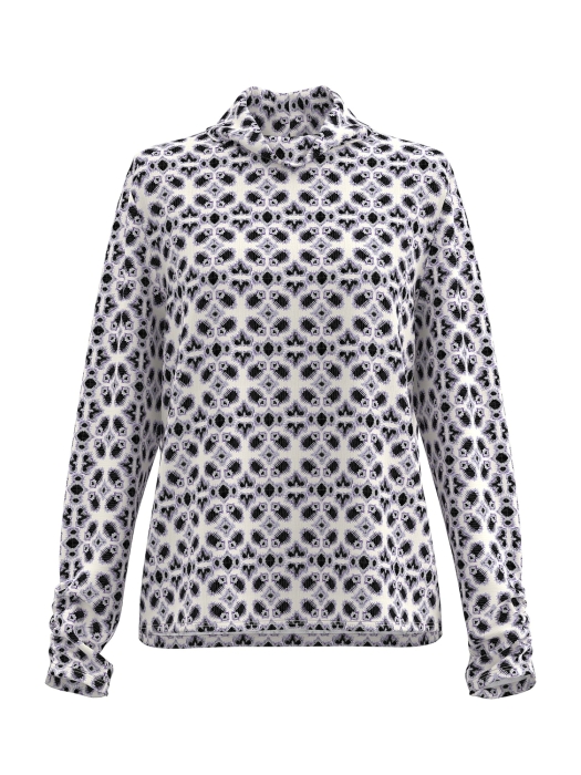 Frank Walder NOSTop/TShirt 577/046 Lila print