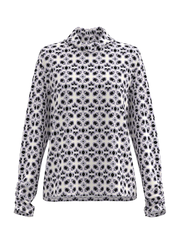 Frank Walder NOSTop/TShirt 577/046 Lila print