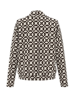 Frank Walder NOSTop/TShirt 550/089 Beige bro print