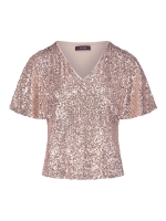 Vera Mont Shirt Kurz 1/2 Arm 1829 Cream/gold