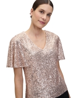 Vera Mont Shirt Kurz 1/2 Arm 1829 Cream/gold