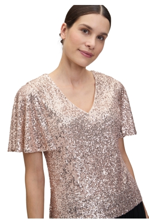 Vera Mont Shirt Kurz 1/2 Arm 1829 Cream/gold