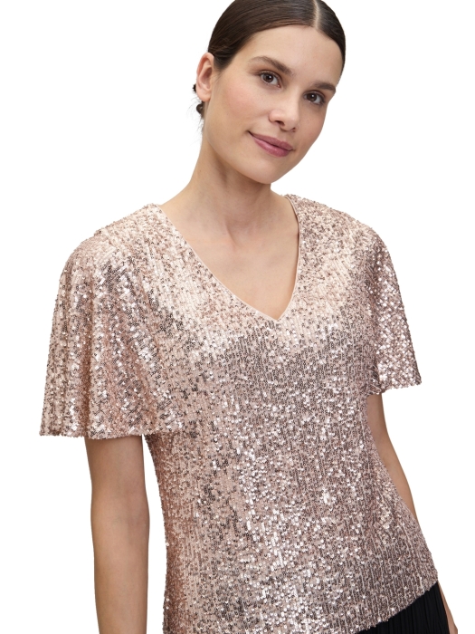 Vera Mont Shirt Kurz 1/2 Arm 1829 Cream/gold