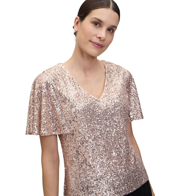 Vera Mont Shirt Kurz 1/2 Arm 1829 Cream/gold