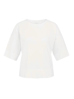 Yaya Boothals oversized fijngebreid 00000 Pure white