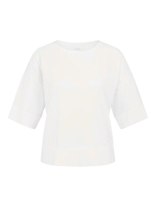 Yaya Boothals oversized fijngebreid 00000 Pure white
