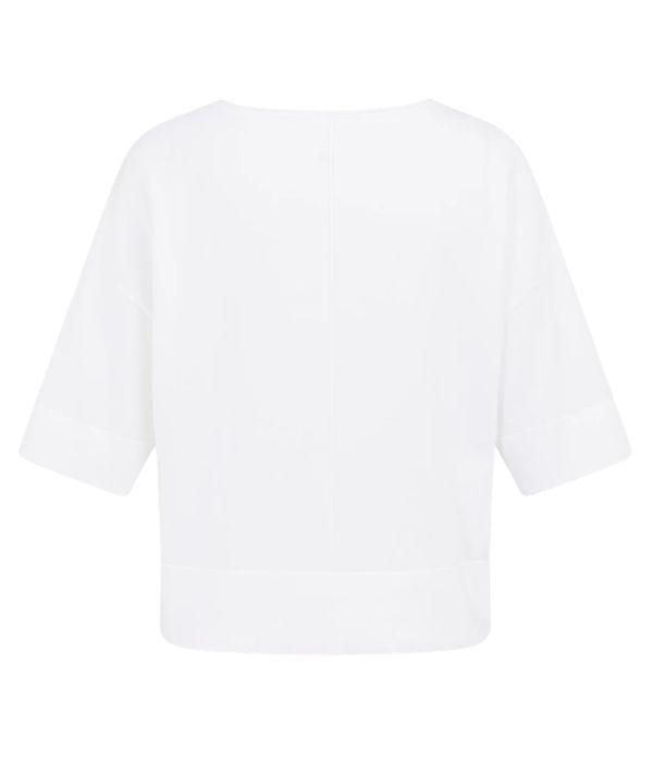 Yaya Boothals oversized fijngebreid 00000 Pure white