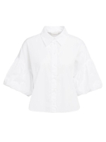 Yaya Blouse met volumineuze ballonm 00000 Pure white
