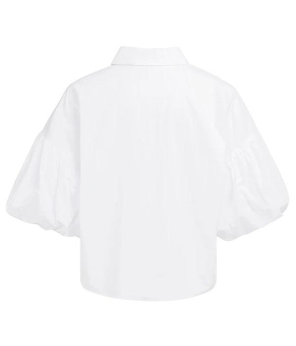 Yaya Blouse met volumineuze ballonm 00000 Pure white