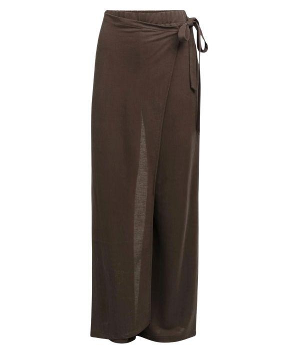 Yaya Jerseybroek met wijd model en 99074 Aubergine purple