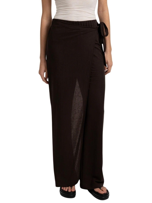 Yaya Jerseybroek met wijd model en 99074 Aubergine purple