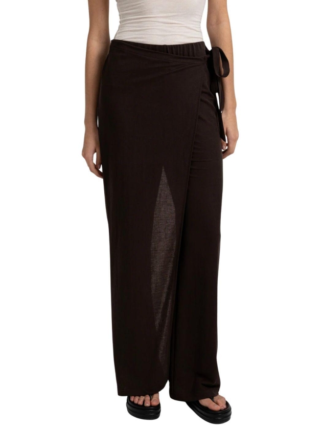 Yaya Jerseybroek met wijd model en 99074 Aubergine purple