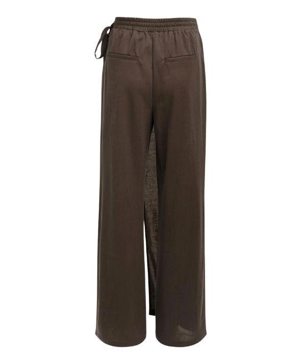Yaya Jerseybroek met wijd model en 99074 Aubergine purple