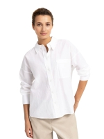 Yaya Losvallend katoenen overhemd 00000 Pure white