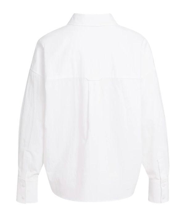 Yaya Losvallend katoenen overhemd 00000 Pure white