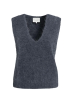 Yaya Spencer met diepe V-hals 939302 Odyssey gray mel