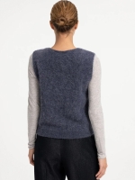 Yaya Spencer met diepe V-hals 939302 Odyssey gray mel