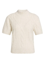 Yaya Kabeltrui met korte mouwen 990802 Off white mel