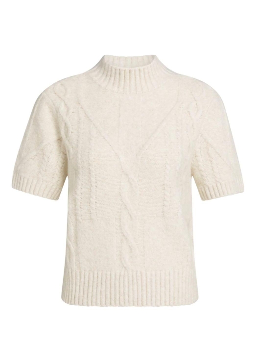 Yaya Kabeltrui met korte mouwen 990802 Off white mel