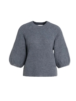 Yaya Trui met mouwen met textuur 839242 Seal grey mel