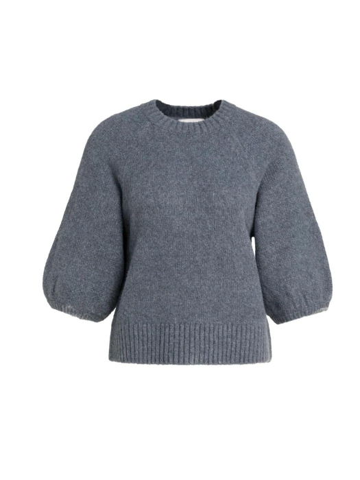 Yaya Trui met mouwen met textuur 839242 Seal grey mel