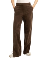 Yaya Su?de broek met wijde pijpen 90814 Slate black brown