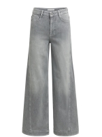 Yaya Denim jeans w. seam - L34 99027 Mid grey denim