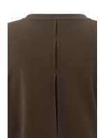 Yaya Jersey top met lange mouwen en 90814 Slate black brown
