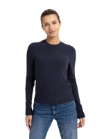 Yaya Jersey top met afneembare manc 611032 Pure cashmere grey mel