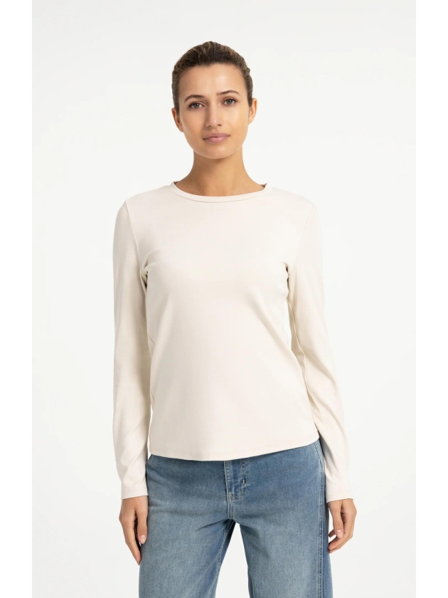 Yaya Longsleeve shirt van stevig ka 30905 Birch