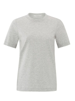 Yaya Basic T-shirt met korte mouwen 99085 Medium grey mel