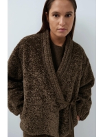 Yaya Kimono-wikkeljas van imitatieb 90814 Slate black brown